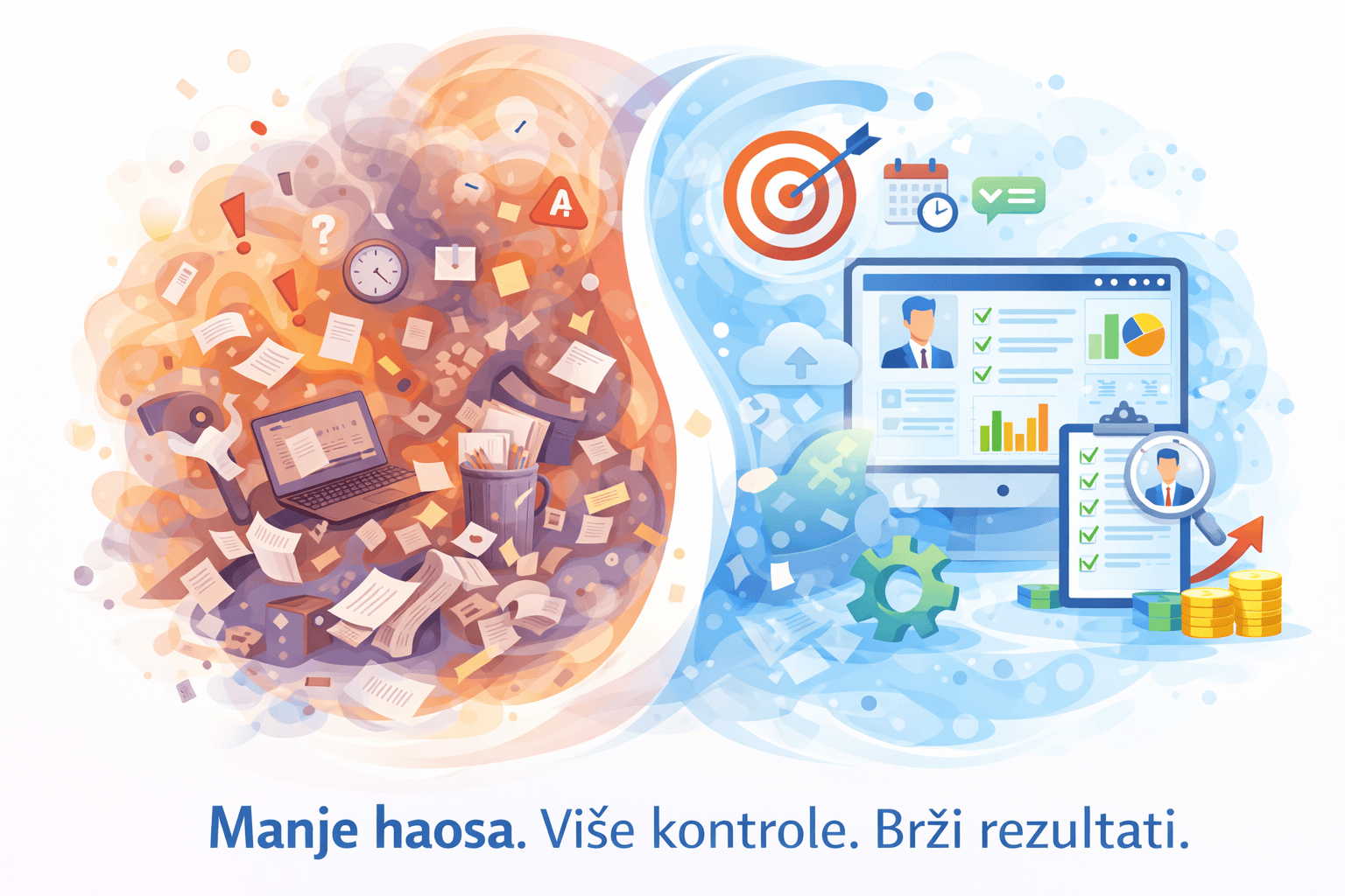 Manej haosa. Više kontrole. Brži rezultati.